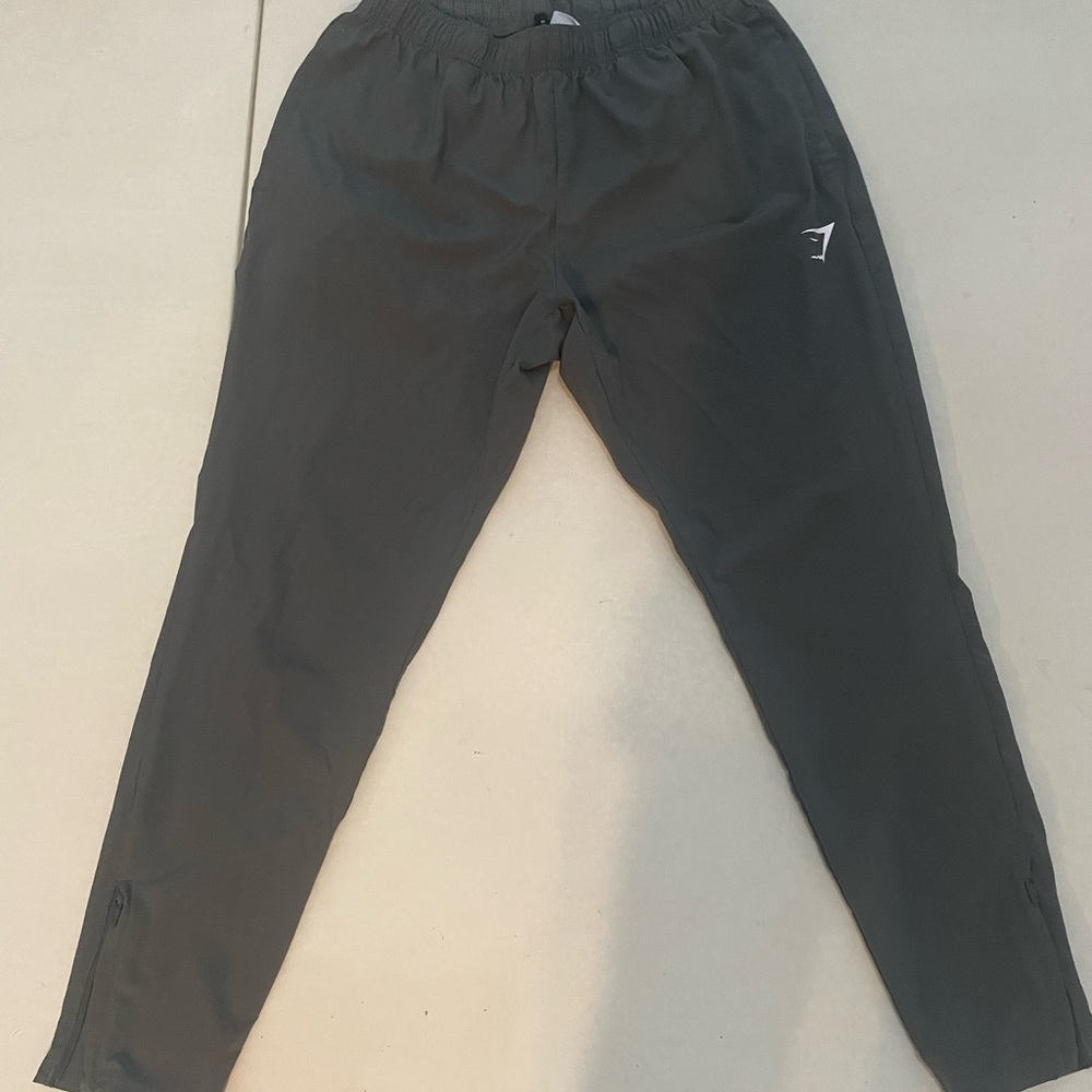 Gymshark Black Sweatpants Tapered Fit Elastic Waistband